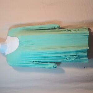 LOGO by Lori Goldstein Long Sleeve Flowing Tee Shirt, Stitches Sleeves + Pockets